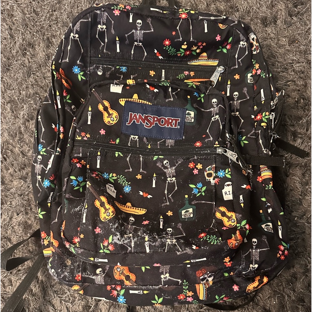 Day of the Dead Jansport Backpackk